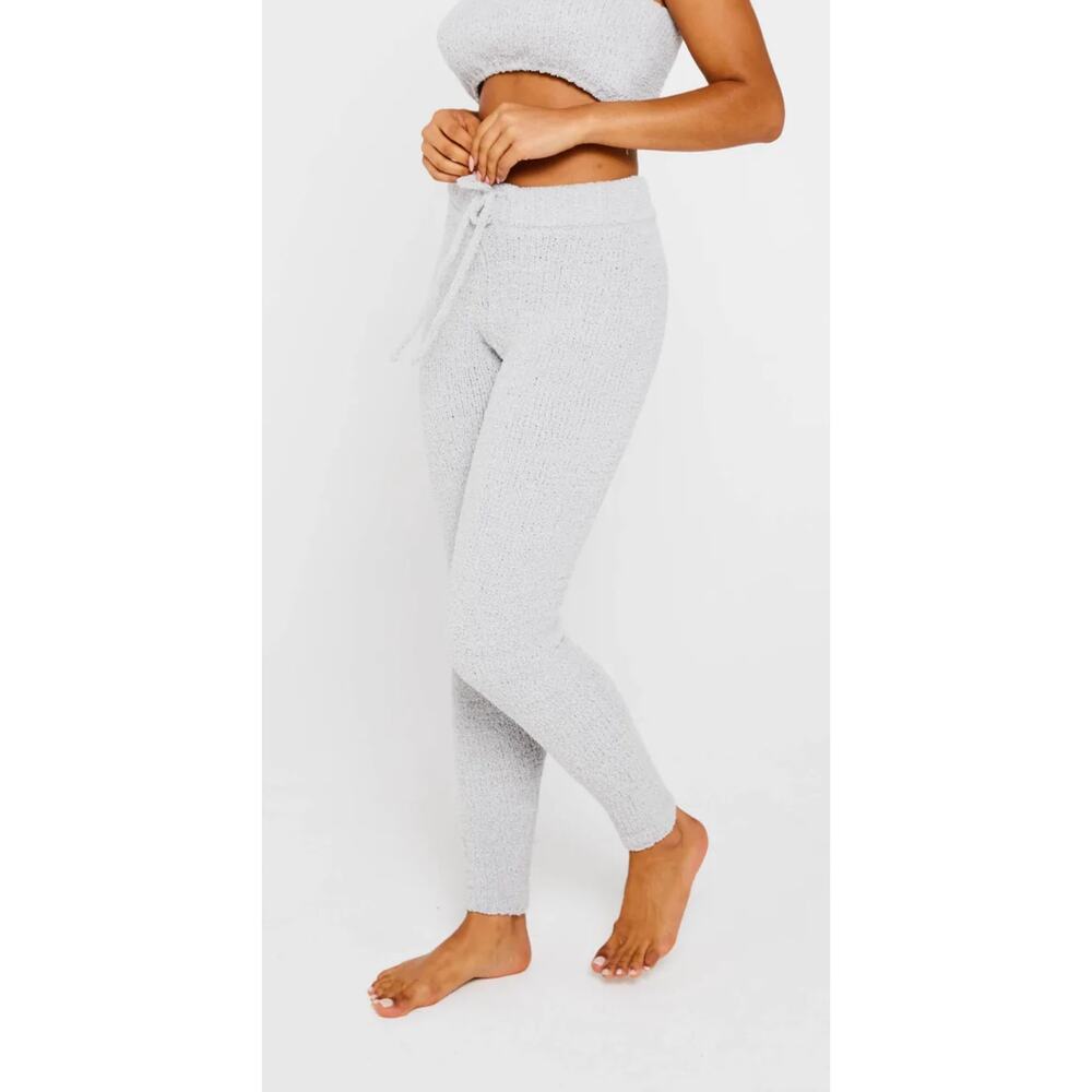 Luxe To Kill Premium Soft Knit Lounge Leggings Womens Size 6 Small Grey New Pant